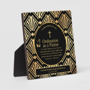 Plaque Photo Sacré Nouveau Ordonné Pasteur Bible Verse Personna