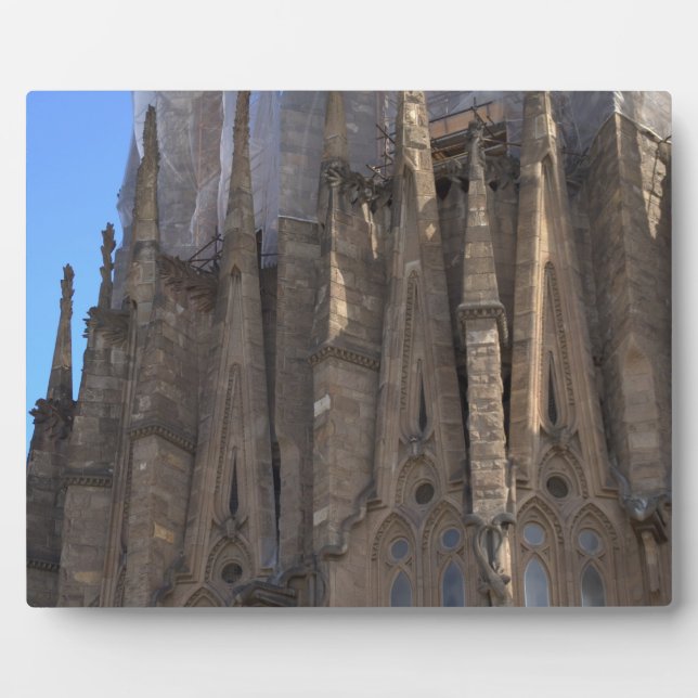 Plaque Photo Sagrada Família, Barcelone (Devant)