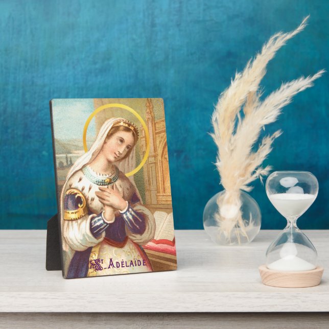 Plaque Photo Saint-Adélaïde, impératrice romaine (LT 03) 5"x7" (Côté)