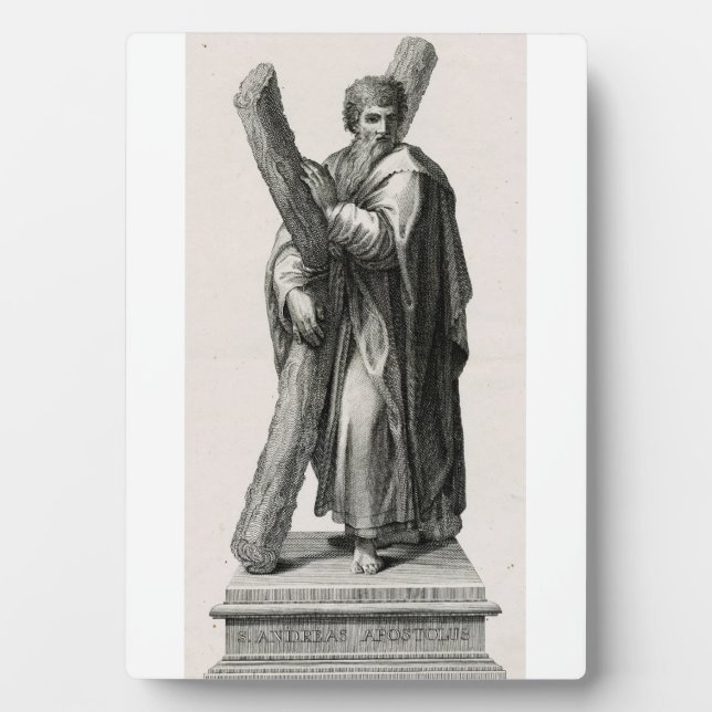 Plaque Photo Saint André l'apôtre, premier disciple (Devant)