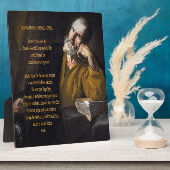 Plaque Photo Saint Andrew Christmas Novena (Côté)