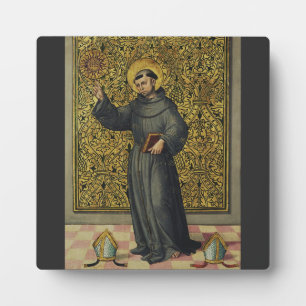 Plaque Photo Saint Bernardin de Sienne Art de style Renaissance
