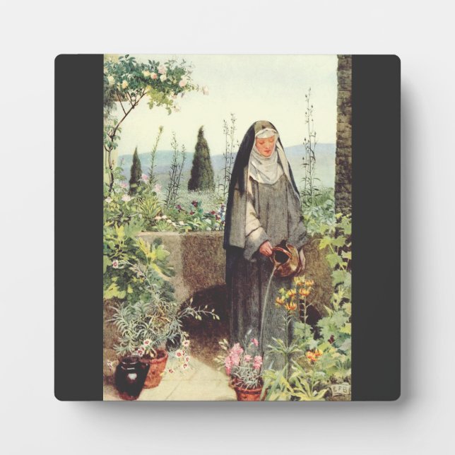 Plaque Photo Saint-Catherine de Sienne (Devant)