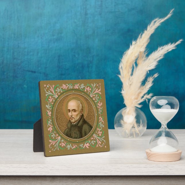 Plaque Photo Saint Ignace Loyola (BK 050) (Insitu)