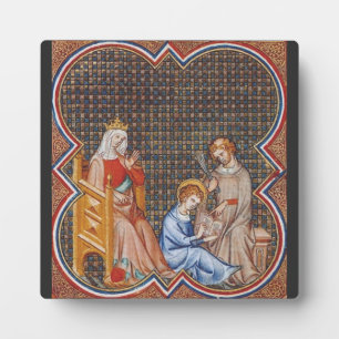 Plaque Photo Saint Louis IX de France Protecteur des Rois Art