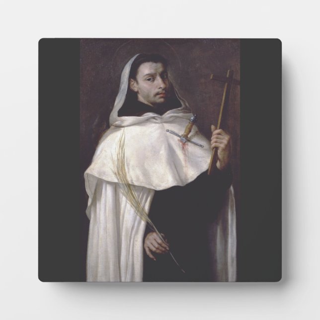 Plaque Photo Saint Martyr Ange de Jérusalem (Devant)