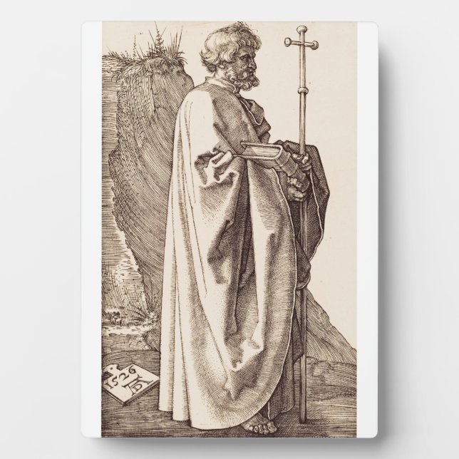 Plaque Photo Saint Philippe l'apôtre par Albrecht Dürer (Devant)