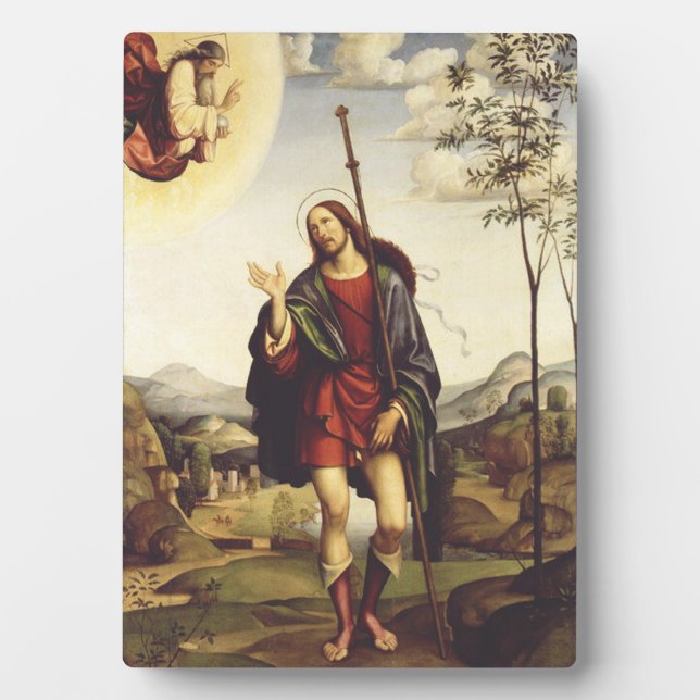 Plaque Photo Saint Roch par Francesco Francia  (Devant)