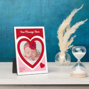 Plaque Photo Saint-Valentin Candy Hearts Box Photo personnalisé