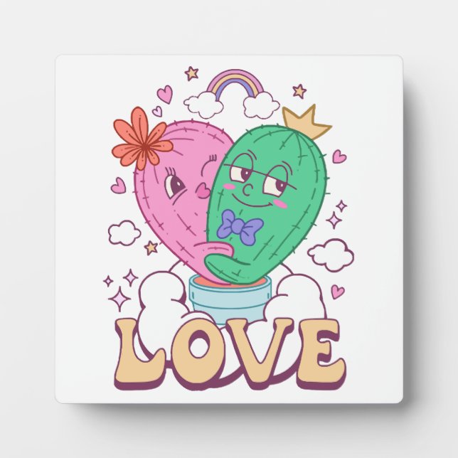 Plaque Photo Saint-Valentin d'amour (Devant)