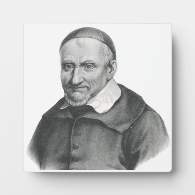 Plaque Photo Saint Vincent de Paul Miséricorde Douce Art (Devant)
