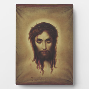 Plaque Photo Saint visage de Jésus-Christ