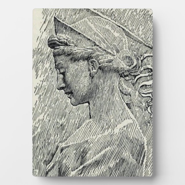 Plaque Photo Sainte Cécile vierge et martyre (Devant)