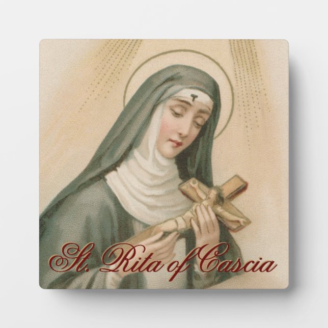 Plaque Photo Sainte-Rita de Cascia (M 015) (Devant)