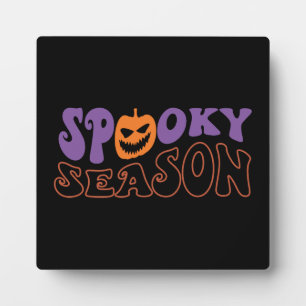 Plaque Photo Saison éffrayante - Drôle Halloween