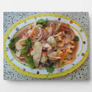 Plaque Photo Salade de Saucisses épicées thaïlandaises ... Alim
