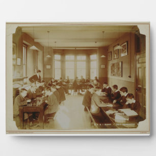 Plaque Photo Salle de loisirs du garçon à l'Institut des Sourds