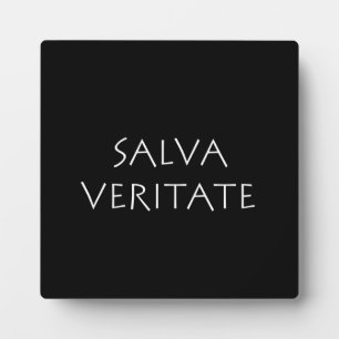 Plaque Photo Salva veritate