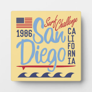 Plaque Photo San Diego Surf Challenge 1986