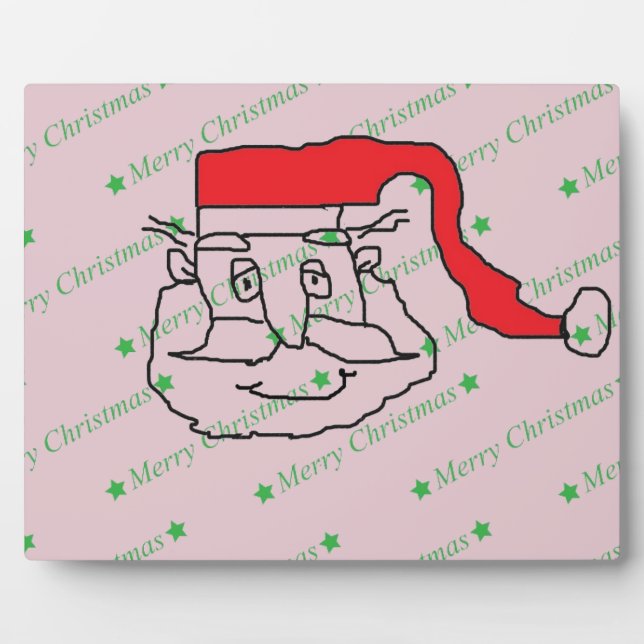 Plaque Photo Santa Claus (Devant)