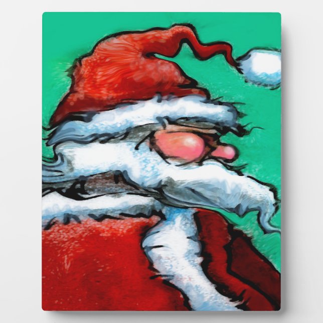 Plaque Photo Santa Claus (Devant)