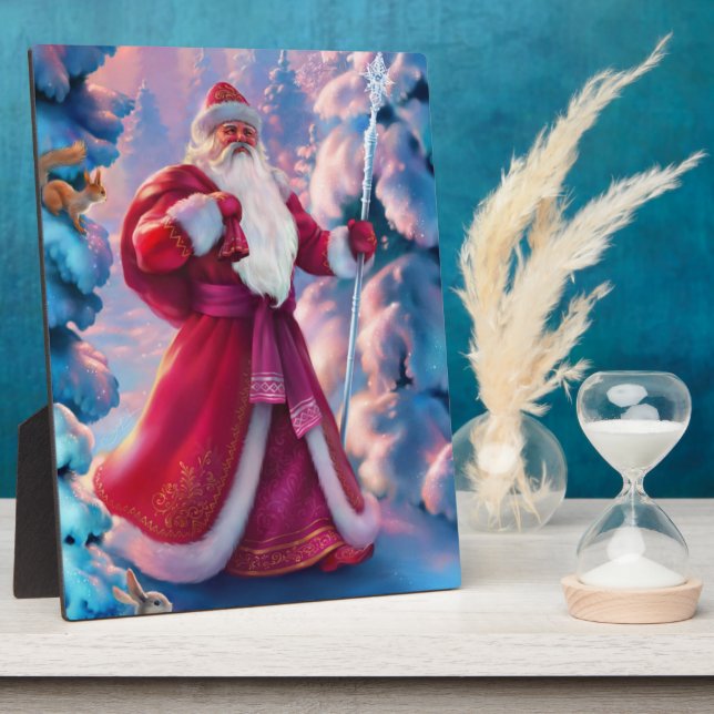 Plaque Photo Santa Claus (Côté)