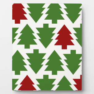 Plaque Photo Sapins de Noël Motif de Fêtes