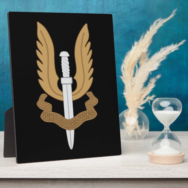 Plaque Photo SAS britannique (Côté)