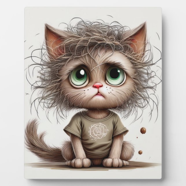 Plaque Photo Sassy Kitten (Devant)