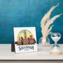 Savannah Georgia Skyline  