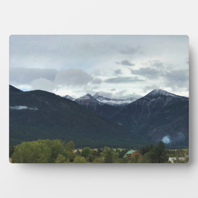 Plaque Photo Sawtooth & Hurricane Point (Devant)