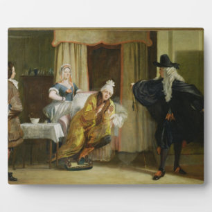 Plaque Photo Scène de "Le Malade Imaginaire" par Moliere (1622)