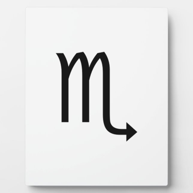 Plaque Photo Scorpio (Devant)