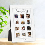 Plaque Photo Script moderne Personnalisé Couple Love Story Phot<br><div class="desc">Histoire de couple personnalisée moderne Plaque photo</div>