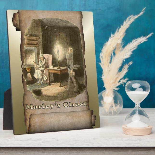 Plaque Photo Scrooge de Noël - Carol de Noël (Côté)