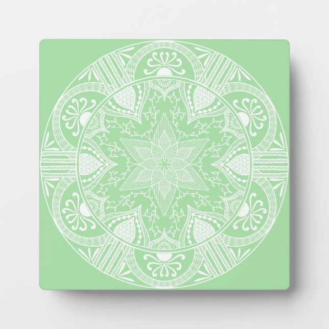 Plaque Photo Seafoam Mandala (Devant)