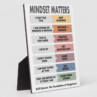 Plaque Photo Self-Esteem: the foundation of Happiness