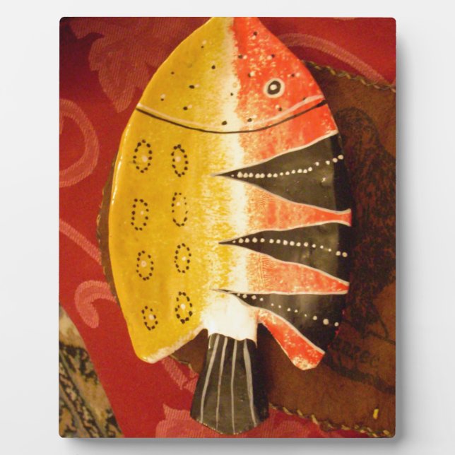 Plaque Photo Sensation striée Tigre Barbe Poisson Imprimer (Devant)