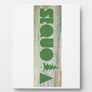 Plaque Photo Séquoia