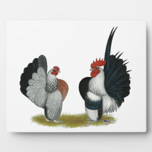 Plaque Photo Serama Bantams