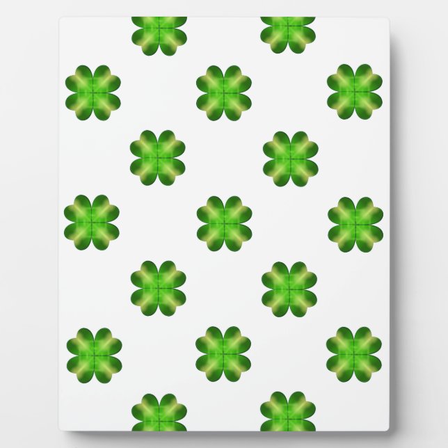 Plaque Photo Shamrock de la Saint-Patrick (Devant)