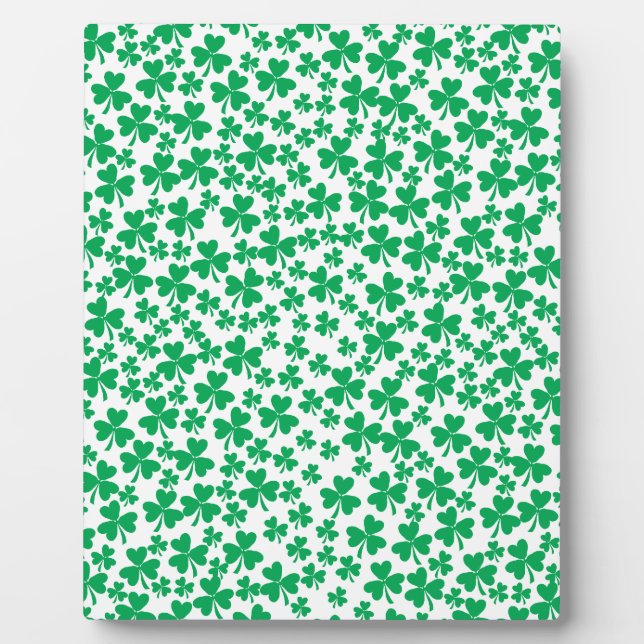 Plaque Photo Shamrock pour la Saint Patrick's Day (Devant)