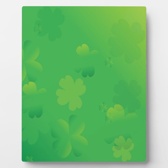 Plaque Photo Shamrocks brillants (Devant)