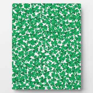 Plaque Photo Shamrocks de la Saint Patrick