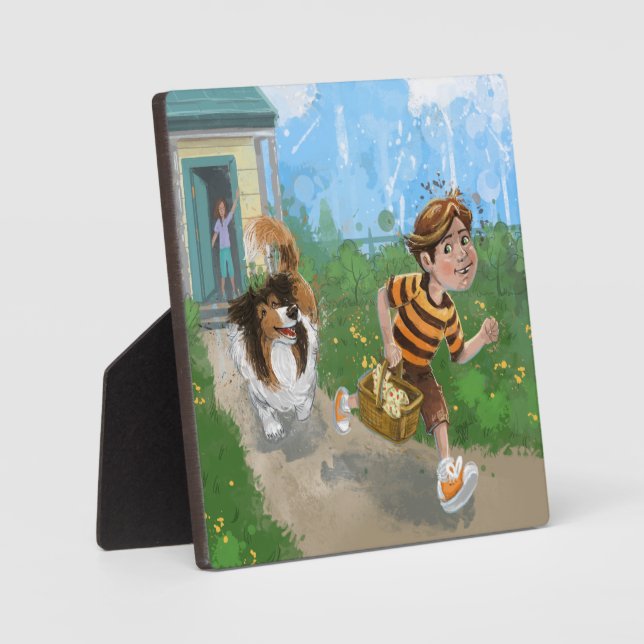 Plaque Photo Sheldon et Davie Adventure (Recto)