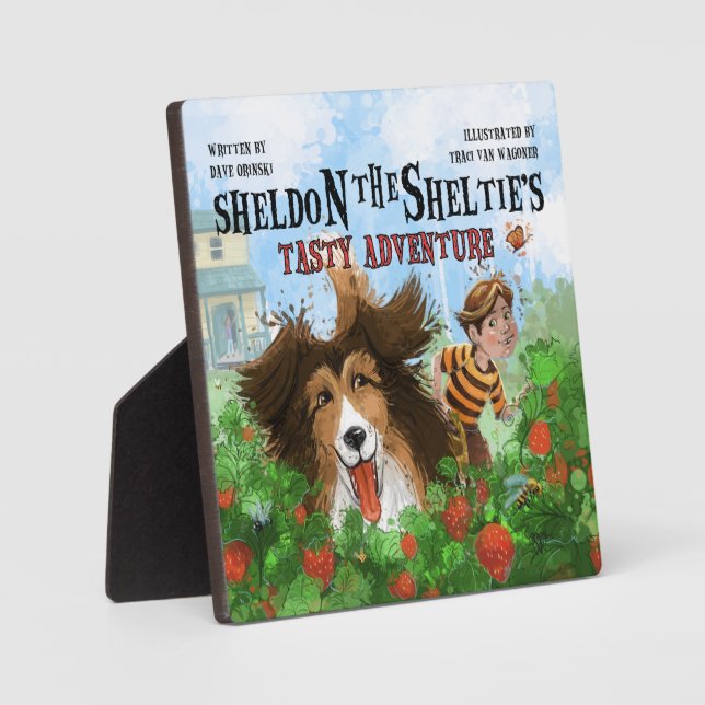 Plaque Photo Sheldon the Sheltie (Recto)