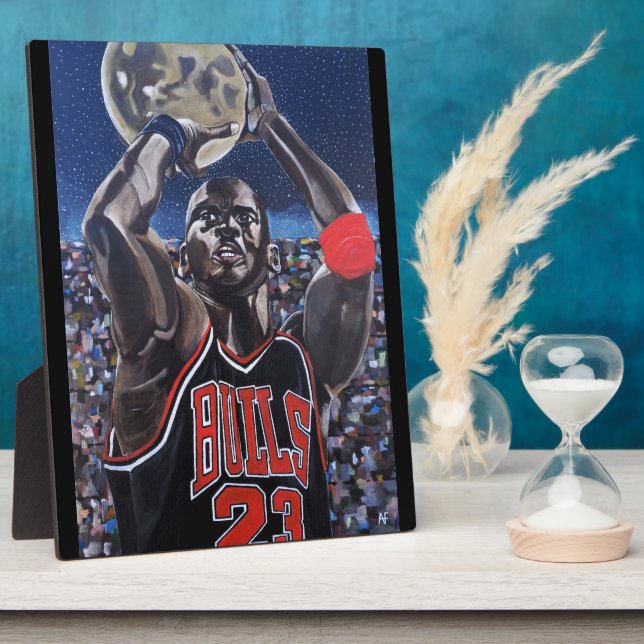 Plaque Photo Shooting for the Moon Painting by Alfred Fox (Côté)