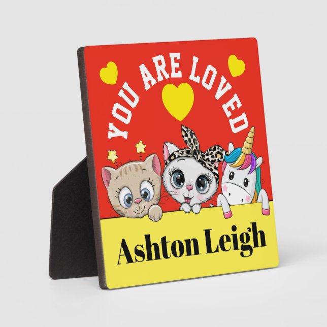 Plaque Photo Si Mignonne Que Tu Es Amoureux (Recto)