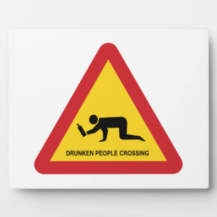 PLAQUE PHOTO SIGNE DE TRAFIC DES PERSONNES BLANCHISES