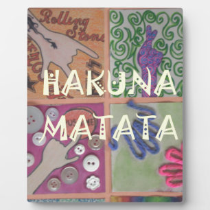 Plaque Photo Signe Hakuna Matata - Impression